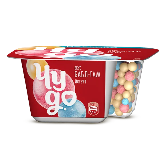 Йогурт с насыпками бабл-гам Йогурт с насыпками бабл-гам