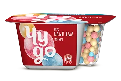 Йогурт с насыпками бабл-гам