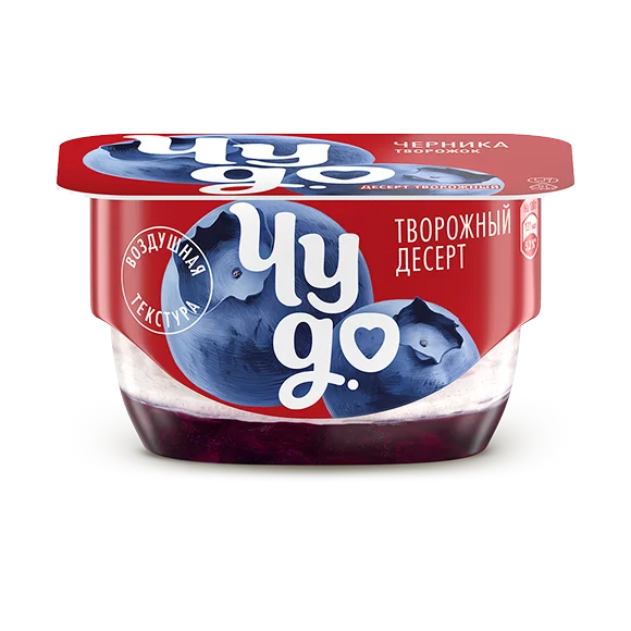 Творожный десерт черника Творожный десерт черника