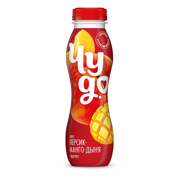 Йогурт питьевой персик-манго-дыня Йогурт питьевой персик-манго-дыня