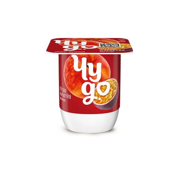 Йогурт густой персик-маракуйя йогуртер Йогурт густой персик-маракуйя йогуртер