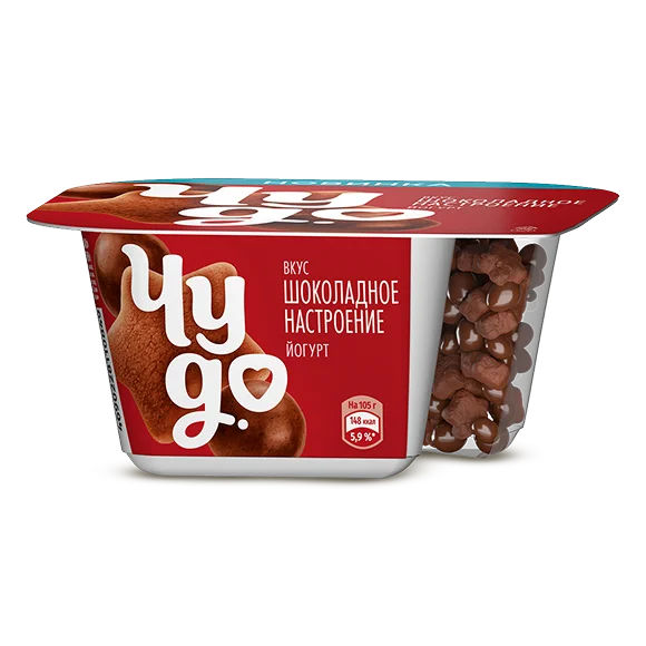 Йогурт с насыпками шоколадное настроение Йогурт с насыпками шоколадное настроение