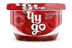 Творожный десерт вишня